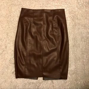 🔥🔥🔥Express Faux leather skirt